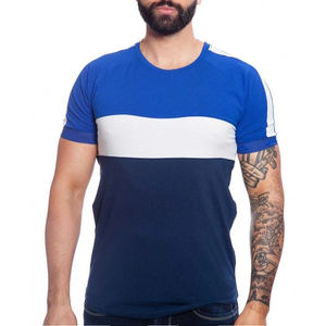 Camiseta de cuello en V para hombre, diseño único, tela cómoda, hecha en Pakistán, para uso diario, en color personalizado. - Product Image 3