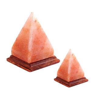 Venta al por mayor del Himalaya Rosa Forma de pirámide Diseño Mini Lámpara USB Lámparas de sal natural de alta calidad Venta al por mayor de Pakistán - Product Image 6