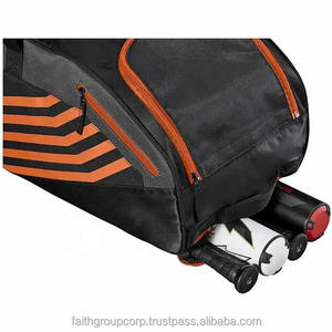 Bolsa de Cricket Resistente, Bolsa de Equipaje con Ruedas para Cricket, Bolsa Grande con Ruedas para Softbol, Equipo, Accesorios de Béisbol, Bolsas con Ruedas - Product Image 3