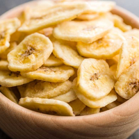 Tranches de bananes séchées croustillantes Fabriqué à partir de bananes bien mûres En tant que produit concentré de fruits frais