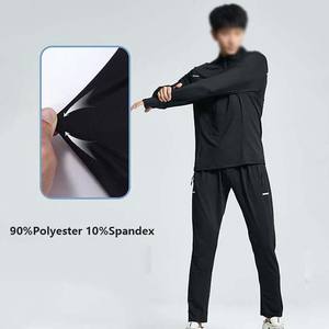 Venta al por mayor de media cremallera de fútbol personalizado chándal de manga larga Jersey Jogging ropa deportiva hombres niños jóvenes equipo de fútbol chándal de entrenamiento - Product Image 3