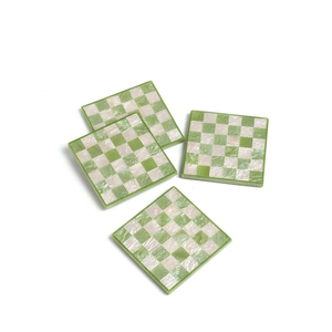 Best Quality Terrazzo Natural Stone Coasters Resin Inlay Marble Pattern Coasters Absorbent Stone Coaster - Product Image 3