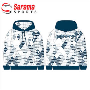 Sudadera con capucha de doble color para hombre, prenda deportiva masculina con cremallera, diseño Regular Fit, sublimación, venta al por mayor de fábrica - Product Image 2