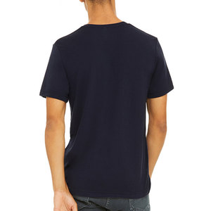 T-shirt en tissu mélangé bleu marine - Product Image 2