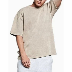 เสื้อยืดสำหรับผู้ชายขายส่งคุณภาพสูงผ้าฝ้าย100% 380g เสื้อยืดผู้ชายโอเวอร์ไซส์ขนาดใหญ่พิเศษ - Product Image 6