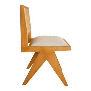 Silla Plegable Minimalista de Madera para Sala de Estar, Diseño Elegante y Moderno, Asiento Resistente y Cómodo para Hogar, Hotel o Villa - Product Image 4