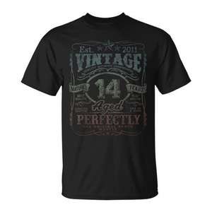 <b>Vintage</b> 2011 Limited Edition 14-Year-<b>Old</b> 14th Birthday Promotional T-Shirt - Product Image 1
