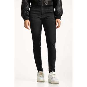 กางเกงยีนส์ทรงสกินนี่สไตล์ไฮสตรีท WM-JNS-WS24-014 กางเกงเดนิมระบายอากาศได้ดี เอวสูง มีโลโก้ ไซส์พลัส XL - Product Image 4