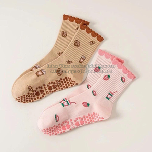 Calcetines Deportivos Heart Grip, Antideslizantes, de Algodón Elástico, Transpirables, Cómodos, para Yoga, Pilates, Fitness, Modernos, para Entrenamiento en Interiores - Product Image 4