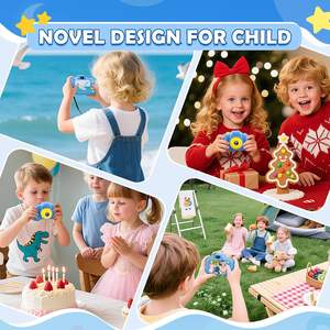 Appareil photo pour enfants, jouets, cadeaux de Noël et d'<span class=keywords><strong>anniversaire</strong></span> pour garçons et filles, jouet pour enfants de 3 à 9 <span class=keywords><strong>ans</strong></span>, caméra vidéo numérique HD avec <span class=keywords><strong>carte</strong></span> SD de 32 Go - Product Image 5