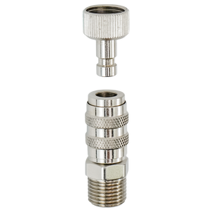 Coupleur de soupape de contrôle de réglage du débit d'air-Coupleur de déconnexion 1/8 "BSP pour aérographe à air comprimé Accessoires aérographe - Product Image 1
