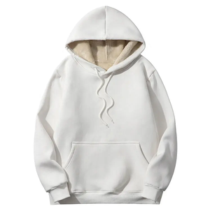 Jersey de algodón para mujer, Top corto, sudadera forrada con estilo francés, Sudadera con capucha recortada con logotipo personalizado para gimnasio, correr, longitud larga - Product Image 4