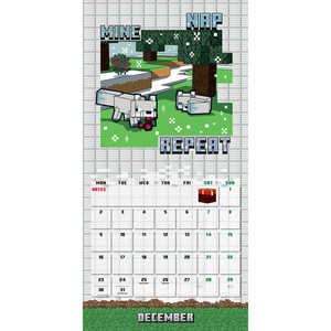 ปฏิทินตั้งโต๊ะ Minecraft ปี 2024 โปสเตอร์ขนาดเล็ก ปฏิทินตั้งโต๊ะทำจากกระดาษ สำหรับตั้งโชว์และโปรโมชั่น - Product Image 2