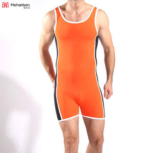 Uniformes de levantamiento de pesas profesionales de Spandex de alta calidad, camisetas de lucha libre para hombres, uniforme de lucha barato - Product Image 5