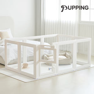 รั้วอะคริลิคสำหรับเล่นน้ำกันน้ำสำหรับสัตว์เลี้ยงใช้ในบ้านทำจากวัสดุที่ปลอดภัยและกำหนดขนาดได้เองสำหรับลูกสุนัขและสุนัขขนาดเล็ก - Product Image 2