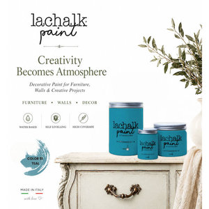 51 TEAL 1lt LaChalk the evolution of <b>chalk</b> paint Where <b>chalk</b> meets resin: Hybrid <b>Chalk</b> Resin Paint made in Italy - Product Image 1