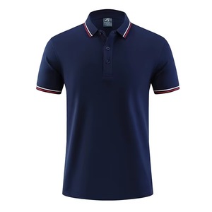 T-shirts pour hommes en tissu tricoté respirant, couleur unie, séchage rapide pour l'été, confort et tenue professionnelle pour une utilisation prolongée - Product Image 3