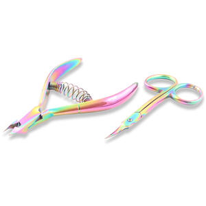 Cortaúñas de hoja curva de alta precisión y tijera recortadora de cutículas extremadamente afiladas para el cuidado de la piel y las uñas, uso prolongado - Product Image 5