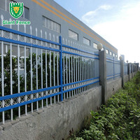 Clôture de jardin tubulaire en acier galvanisé en gros, 2,13 m de haut, durable, préfabriquée, écologique, design 3D, facile à assembler, moderne