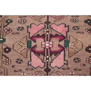 พรมตุรกี 3.4x10.3 ฟุต (105x313 ซม.) สีน้ำตาลลายพรางแบบวินเทจ - Product Image 5