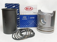 Soupape d'admission du moteur 22211-83001, soupape d'échappement EX 22212-83011, 22212-83001 pour Hyundai D6AC