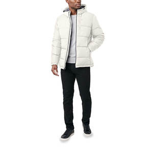 Veste d'hiver matelassée réversible à col montant, design personnalisé OEM, style streetwear, anti-UV et séchage rapide, manches longues, mode masculine - Product Image 4