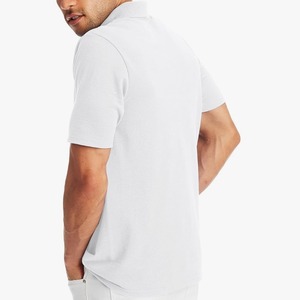 Caliente verano UV protección hombres Golf Polo camiseta Color sólido cómodo caballeros Polo camisetas - Product Image 3