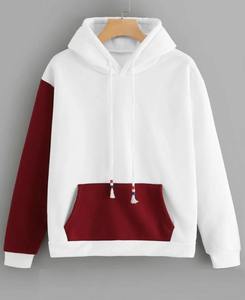 Sweat à capuche en molleton tricoté OEM longue durée pour femmes sweat-shirt d'hiver décontracté avec logo imprimé sur le devant Vente à chaud - Product Image 2