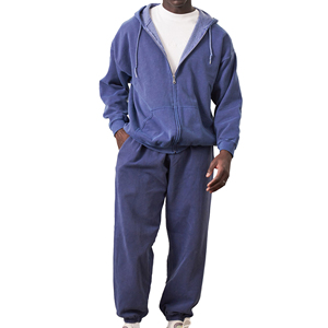 Nuevo Chándal Informal con Capucha y Cremallera para Hombre, Lavado Ácido, 100% Algodón, Forro Polar, Alta Calidad, Logotipo Personalizado, Llegada en 2026 - Product Image 1