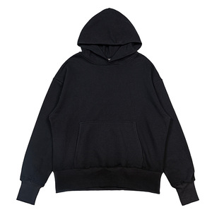 H5521 Automne et Hiver Offres Spéciales Vente en Gros Personnalisé 330 Gsm Coton Mélangé Polaire Doublé Hoodies Plaine Sweats à Capuche Surdimensionnés - Product Image 2