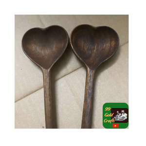 Cuillère en bois élégante fabriquée à partir de bois naturel idéal pour la cuisson en remuant et en servant des ustensiles de cuisine écologiques durables - Product Image 6