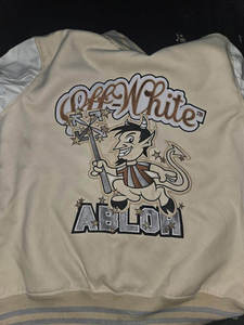 Chaqueta con letras de gran tamaño de alta calidad para hombre, algodón, lana, secado rápido, transpirable, invierno, cuello levantado, forro de lana, servicio OEM - Product Image 5