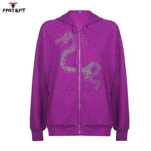Solid Color High Quality Logo Design <b>Rhinestone</b> <b>Hoodies</b> in Low Price <b>Rhinestone</b> <b>Hoodies</b> Made in Pakistan - Product Image 4