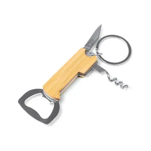 Apribottiglie Personalizzato Quaz con Portachiavi e Moschettone Promozionale - Product Image 4