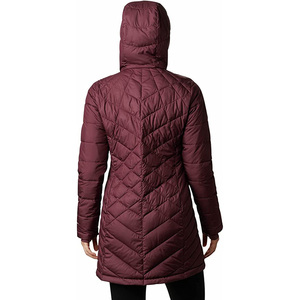 Veste d'hiver matelassée légère et décontractée pour femme, en duvet noir avec capuche, coupe ajustée, veste matelassée thermique pour femme - Product Image 3