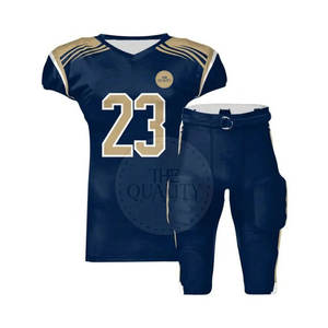 Concevez votre propre uniforme de football américain à manches courtes de taille plus personnalisé fabriqué dans le meilleur matériau - Product Image 1