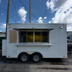 Mobile licensed food trailer taco <b>box</b> <b>pizza</b> trailer ice cream barbecue food truck trailer equipped with a full kitchen - Product Image 3