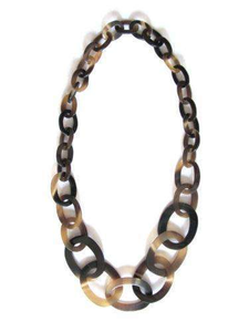 Collar Moderno y Ecológico de Primera Calidad Hecho a Mano con Cuerno de Búfalo de Forma Natural, Joyería al por Mayor Saniya - Product Image 4