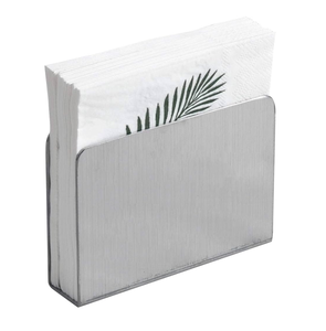 Excellent Quality Stainless Steel <b>Tissue</b> Holder Multifunctional Rectangular Modern Napkin <b>Facial</b> Storage Holder Stand - Product Image 5