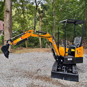 LIVRAISON GRATUITE Mini-excavatrice Miva VA13J neuve, homologuée EPA CE, mini-excavatrice de 1 tonne, 13 ch, essence, moteur fermé, accessoire ROP - Product Image 1