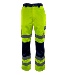 Pantalones de trabajo de seguridad personalizados al por mayor con cinta reflectante, ropa de seguridad con puños, logotipo de la mejor calidad compatible con personalización - Product Image 2