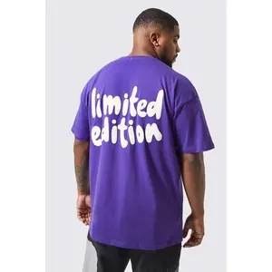 Maglietta di qualità fornitore custom street wear boxy fit puff print logo maglietta oversize per uomo
