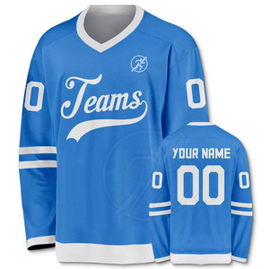 Maillot de hockey sur glace à faible quantité minimale de commande maillot de hockey sur glace d'entraînement pour les jeunes maillot de hockey sur glace de vente chaude - Product Image 1