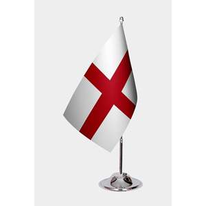 Drapeaux de bureau d'Angleterre imprimés numériquement, fanions en tissu, en fibre de verre, pour présentoirs automobiles, disponibles en plastique, polyester, soie, pour usage automobile - Product Image 1