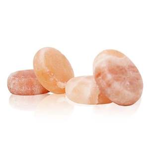 Élément décoratif sculpté de savon de sel de l'Himalaya circulaire de qualité supérieure pour la thérapie au sel Massage artisanat naturel en gros direct - Product Image 1