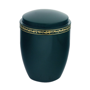 Urne funéraire de style tambour pour adulte et animal de compagnie, en laiton, boîte funéraire, urnes souvenir, cercueil, urne funéraire, ossuaire, cendres humaines - Product Image 1