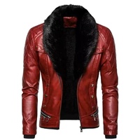 Blouson Bomber Homme en Cuir de Mouton Véritable, Long, Hiver, Tendance, Imperméable, Respirant, Anti-UV, Style Moto Biker, Vente en Gros
