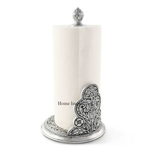 Meilleure vente support en métal robuste enduit de poudre de couleur noire et porte-rouleau de papier de base de concepteur d'art créatif moderne - Product Image 6