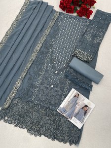 ชุดสلوار คามีซ ที่ออกแบบอย่างสวยงามนี้ ทำให้เป็นตัวเลือกที่หลากหลายสำหรับงานเทศกาล/โอกาสทางศาสนา/ชุดออกงาน - Product Image 5