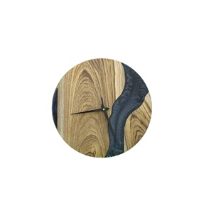 นาฬิกาเรซิ่นไม้ธรรมชาติ 100% ราคาดีที่สุด ของตกแต่งผนังบ้าน คุณภาพสูง บรรจุภัณฑ์ดีที่สุด นาฬิกาเรซิ่นไม้ ขายส่ง ราคาดีที่สุด - Product Image 1